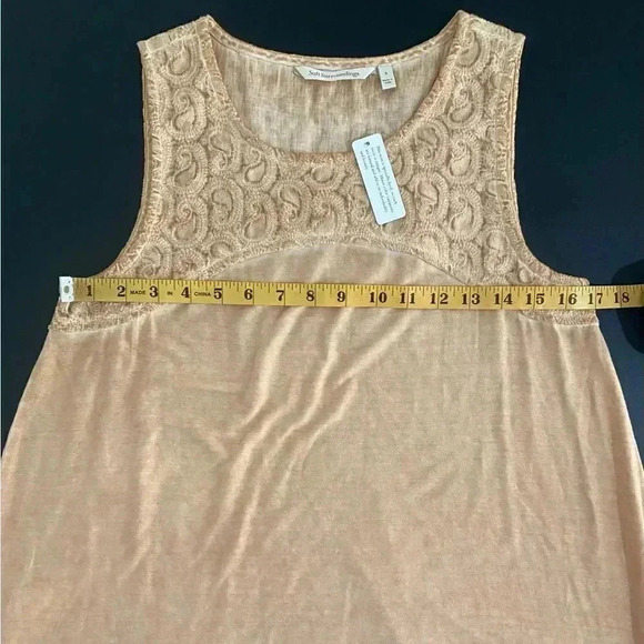 Soft Surroundings New Kyela Embroidered Tunic Top Sleeveless Tank - Picture 5 of 8